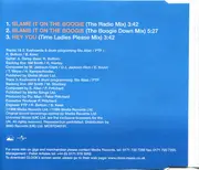CD Single - Clock - Blame It On The Boogie