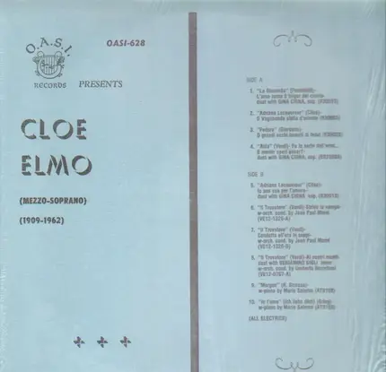 Cloe Elmo - Cloe Elmo (Mezzo-Soprano)