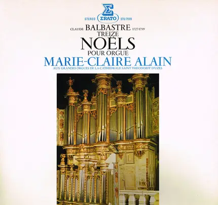 Claude Balbastre - Treize Noëls Pour Orgue