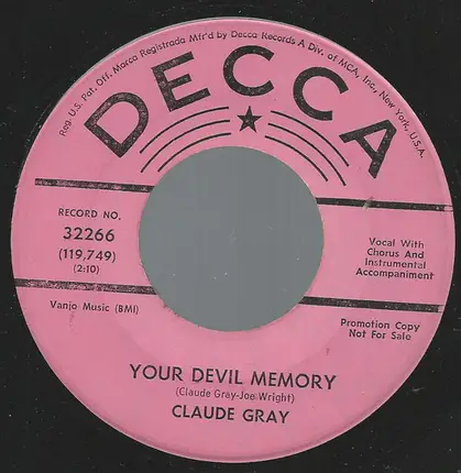 Claude Gray - The Easy Way Out