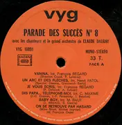 LP - Claude Dauray Et Son Orchestre - Parade Des Succès N° 8