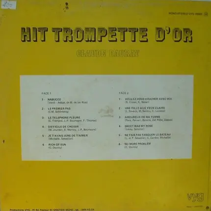 Claude Dauray - Hit Trompette D'or