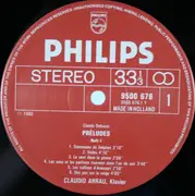 LP - Claude Debussy - Claudio Arrau - Préludes Volume 1