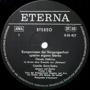 LP - Claude Debussy , Manuel De Falla , Camille Saint-Saëns , Enrique Granados - Komponisten Der Vergangenheit Spielen Eigene Werke Am Steinway-Welte-Flügel