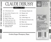 CD - Debussy / Gordon Fergus-Thompson - Complete Piano Music - The Complete Shorter Pieces -including- L'Isle Joyeuse, Reverie, La Plus Que Lente -Volume III