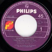 7inch Vinyl Single - Claude François - C'est De L'eau, C'est Du Vent