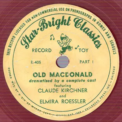 Claude Kirchner And Elmira Roessler - Old MacDonald