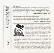 CD - Claude Hopkins - The Transcription Performances 1935