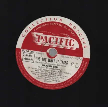 Graeme Bell and his Dixieland Band - Canal Street Blues / I've Got What It Takes