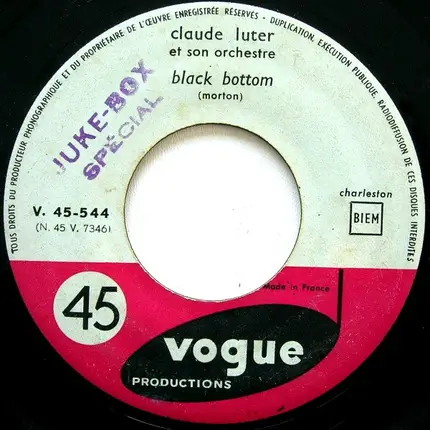 Claude Luter Et Son Orchestre - Yes Sir, That's My Baby / Black Bottom