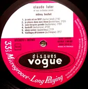 LP - Claude Luter - Claude Luter Joue Sidney Bechet