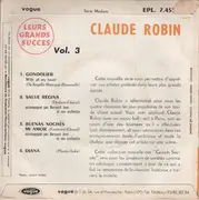 7inch Vinyl Single - Claude Robin - Gondolier