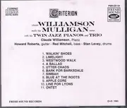 CD - Claude Williamson - Claude Williamson Mulls The Mulligan Scene With His Twin Jazz Pianos And Trio