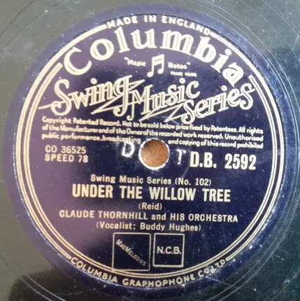 Claude Thornhill And His Orchestra - Snowfall / Under The Willow Tree