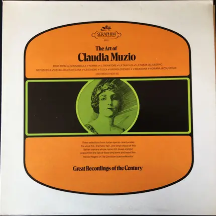Claudia Muzio - The Art Of Claudia Muzio