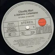LP - Claudia Mori & Adriano Celentano - Storia D'Amore
