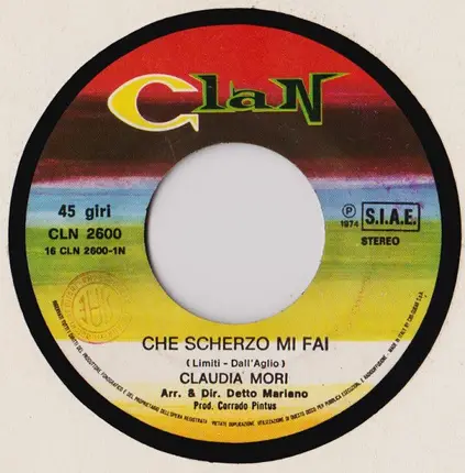 Claudia Mori - Che Scherzo Mi Fai / Buonasera Dottore
