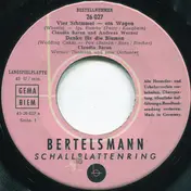 Claudia Baran , Andreas Werner / Jürgen Seibert U - Vier Schimmel - Ein Wagen (Wheels) / Danke Für Die Blumen (Wedding Cake) / Am Sonntag Will Mein Süß