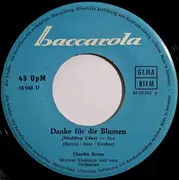 7inch Vinyl Single - Claudia Baran Und Andreas Werner , Das Orchester Werner Thomson - Vier Schimmel - Ein Wagen / Danke Für Die Blumen