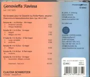 CD - Claudia Schweitzer - Genovieffa Ravissa: Cembalosonaten