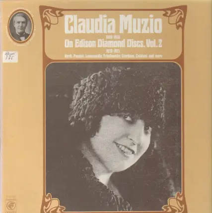 Claudia Muzio - On Edison Diamond Discs, Vol. 2 1920-1921