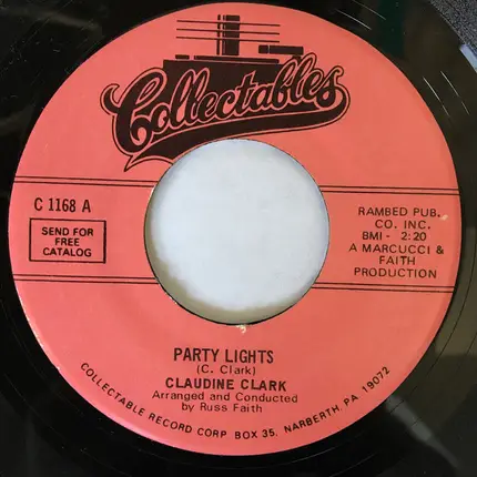 Claudine Clark - Party Lights / Disappointed