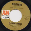 7inch Vinyl Single - Claudine Longet - Meditation / Sunrise, Sunset - Terre Haute