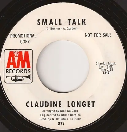 Claudine Longet - Small Talk