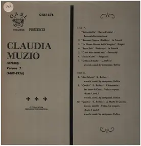 Claudio Muzio - Volume 7