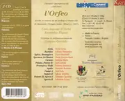Double CD - Monteverdi - L'Orfeo - Digipak