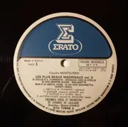 LP - Claudio Monteverdi - Les Plus Beaux Madrigaux Vol. 2
