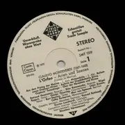 LP - Monteverdi (Harnoncourt) - L'Orfeo (Arien & Szenen)