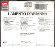 Double CD - Claudio Monteverdi, Severo Bonini, Claudio Pari a.o. - Lamento D'Arianna