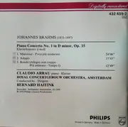 CD - Brahms / Claudio Arrau - Piano Concerto - Klavierkonzert Nr. 1