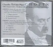 CD - Chopin / Claudio Arrau - Arrau Plays Chopin: The Two Concertos