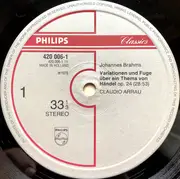 LP - Brahms - Brahms 'Handel' Variations 'Paganini' Variations