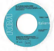 7inch Vinyl Single - Claudio Baglioni - Sabato Pomeriggio