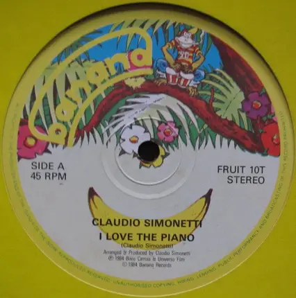 Claudio Simonetti - I Love The Piano / Jamaican Style