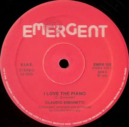 Claudio Simonetti - I Love The Piano