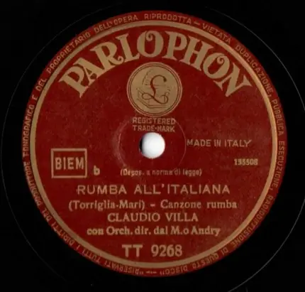 Claudio Villa - Acquerello Napoletano
