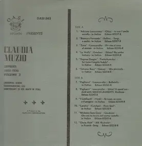 Claudio Muzio - Volume 3