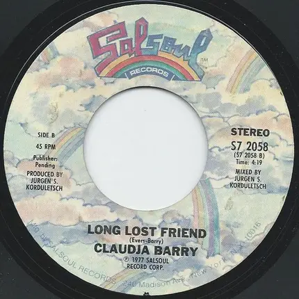 Claudja Barry - Dancin' Fever / Long Lost Friend
