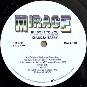 Claudja Barry - If I Do It To You