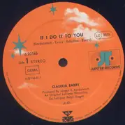 12inch Vinyl Single - Claudja Barry - If I Do It To You