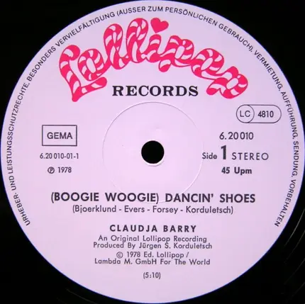 Claudja Barry - (Boogie Woogie) Dancin' Shoes