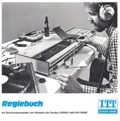 Norbert Scheumann - Regiebuch - Mit Demonstrationsplatte Zum Mischpult Des Gerätes STEREO 4500 HiFi REGIÉ