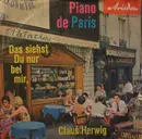 7inch Vinyl Single - Claus Herwig - Piano De Paris - Mono