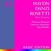Jaap Schröder - Haydn/Danzi/Rosetti: Horn Cconcertos