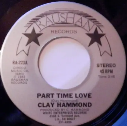 Clay Hammond - Part Time Love / Woman Are Human