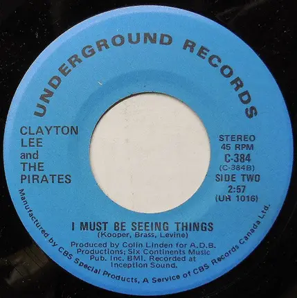 Clayton Lee And The Pirates - My Wife Can't Cook